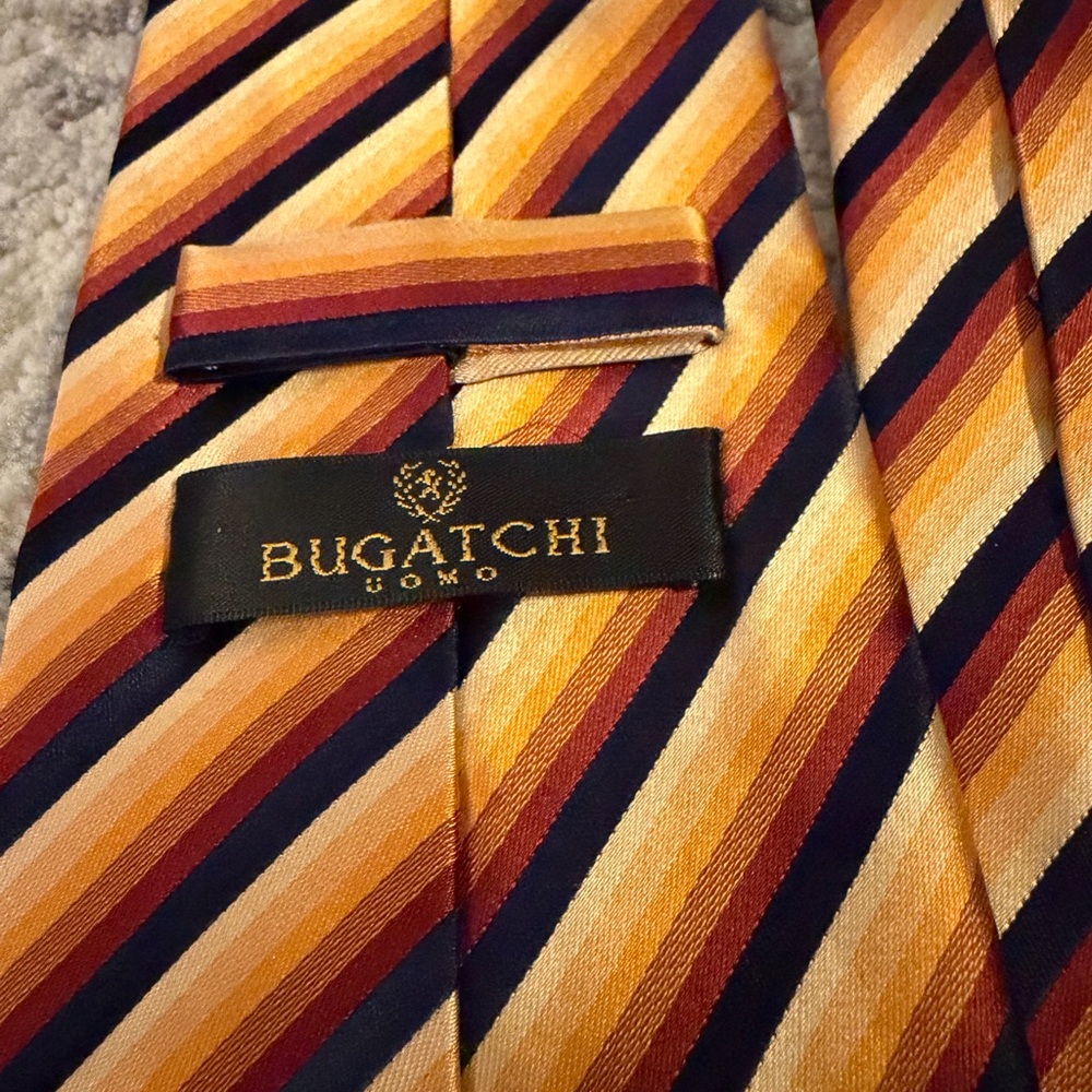 Bugatchi Multicolor Striped Tie - image 1